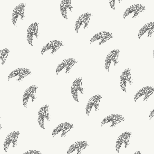 Detail showing warm palette sampling